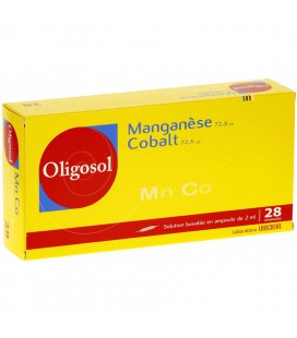 OLIGOSOL MANGANESO-COBALTO 28 AMP