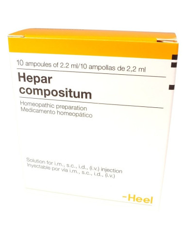 HEEL HEPAR COMPOSITUM 10 AMPOLLAS