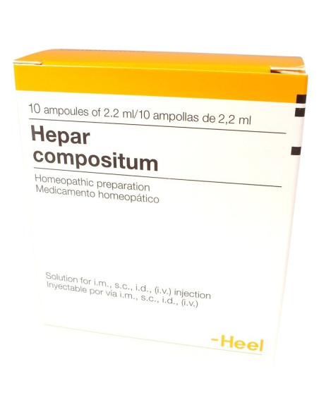 HEEL HEPAR COMPOSITUM 10 AMPOLLAS