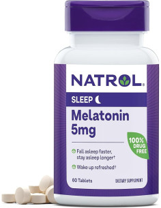 MELATONINA NATROL 5MG 60TAB