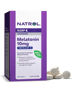 MELATONINA NATROL 10MG TIME RELEASE 100TAB