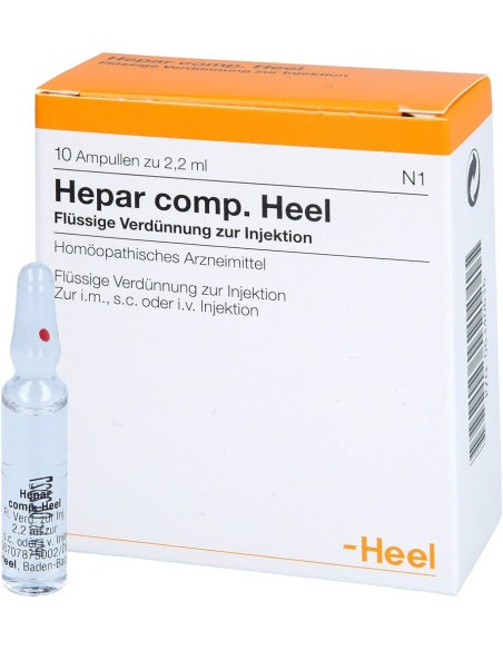 HEEL HEPAR COMPOSITUM 10 AMPOLLAS